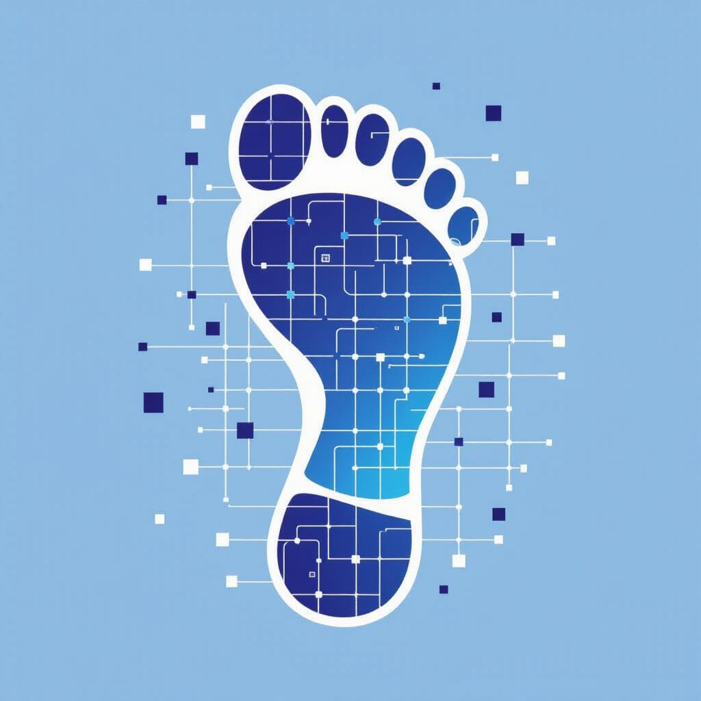 WebFootprint Logo Mirrored